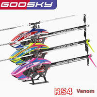 Rc Helicopter Remote Control Aircraft Airplane Men Children Toy Radio Flying Wireless Professional Goosky RS4 Venom Combo KIT