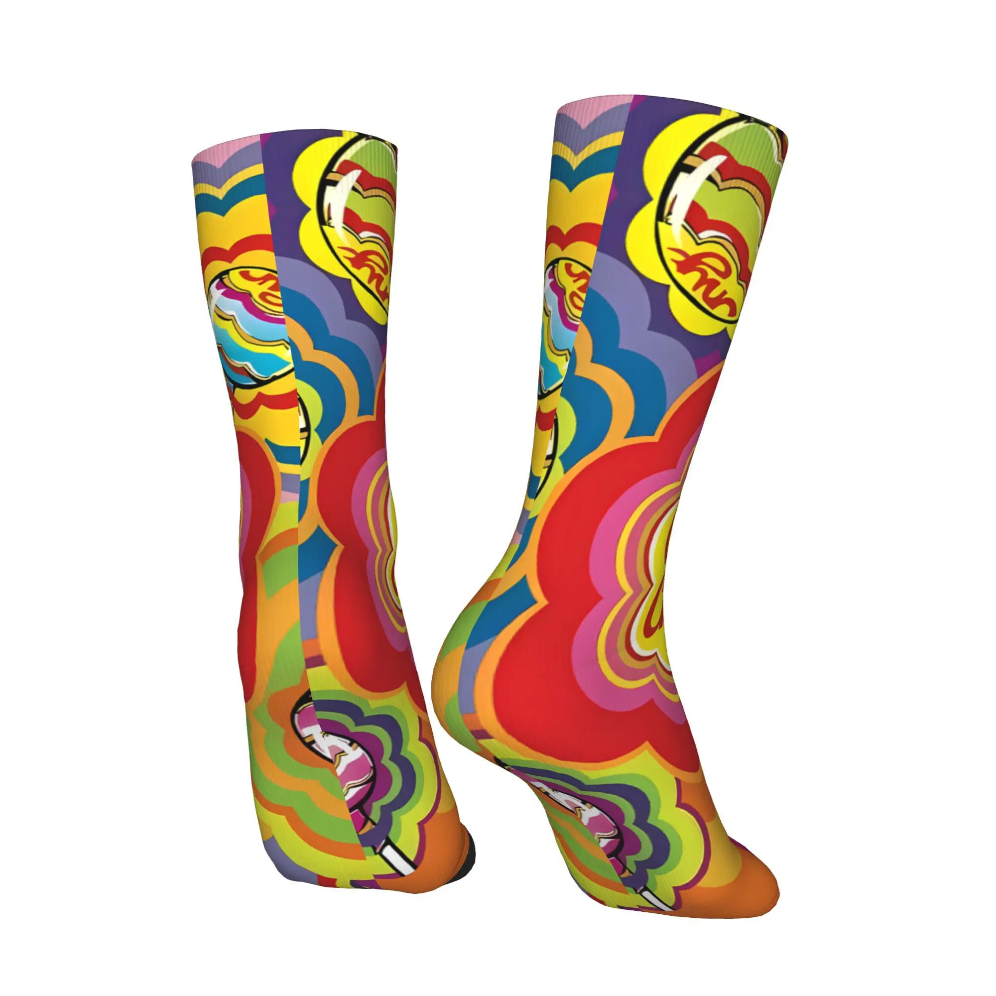 롤리팝 ChupaChups 양말 남성 남성 여성 가을 ​​스타킹 폴리에스테르