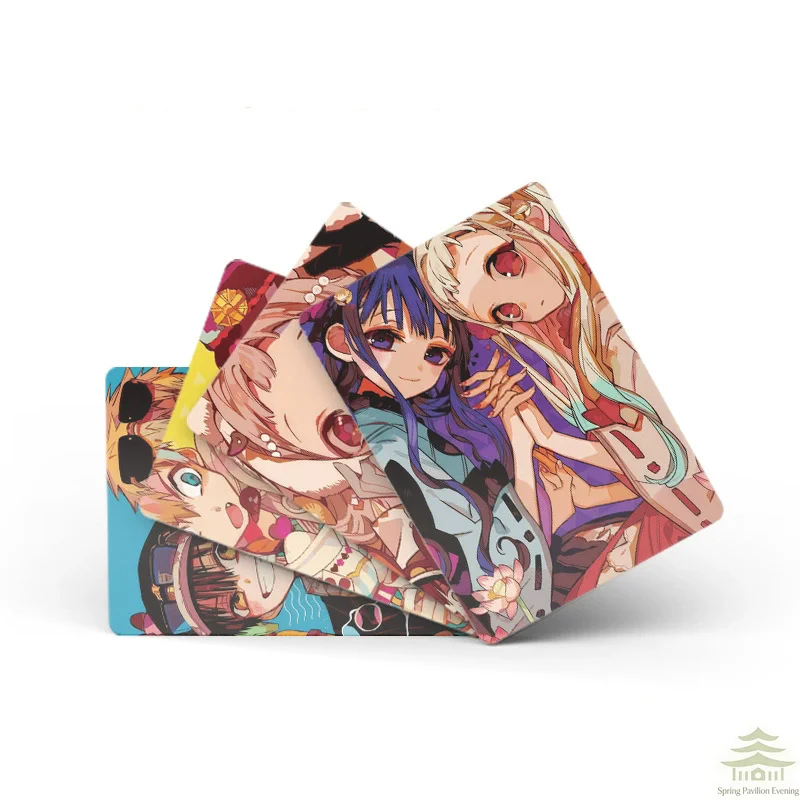 55PCS Cartões Holográficos de Anime Toilet-bound Hanako-kun - Cartões de Fotos de Personagens de Mangá Japonês