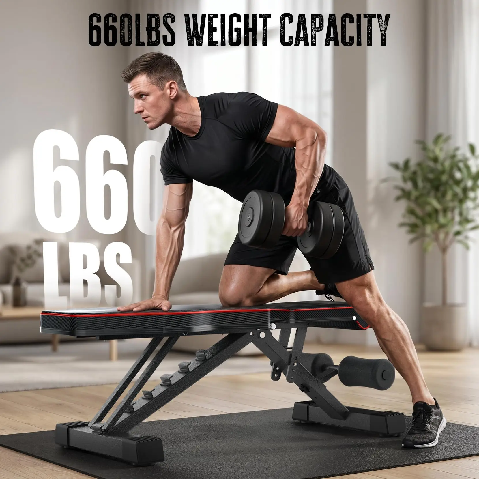 Multi-Function All in 1 Weight Bench Set Home Strength