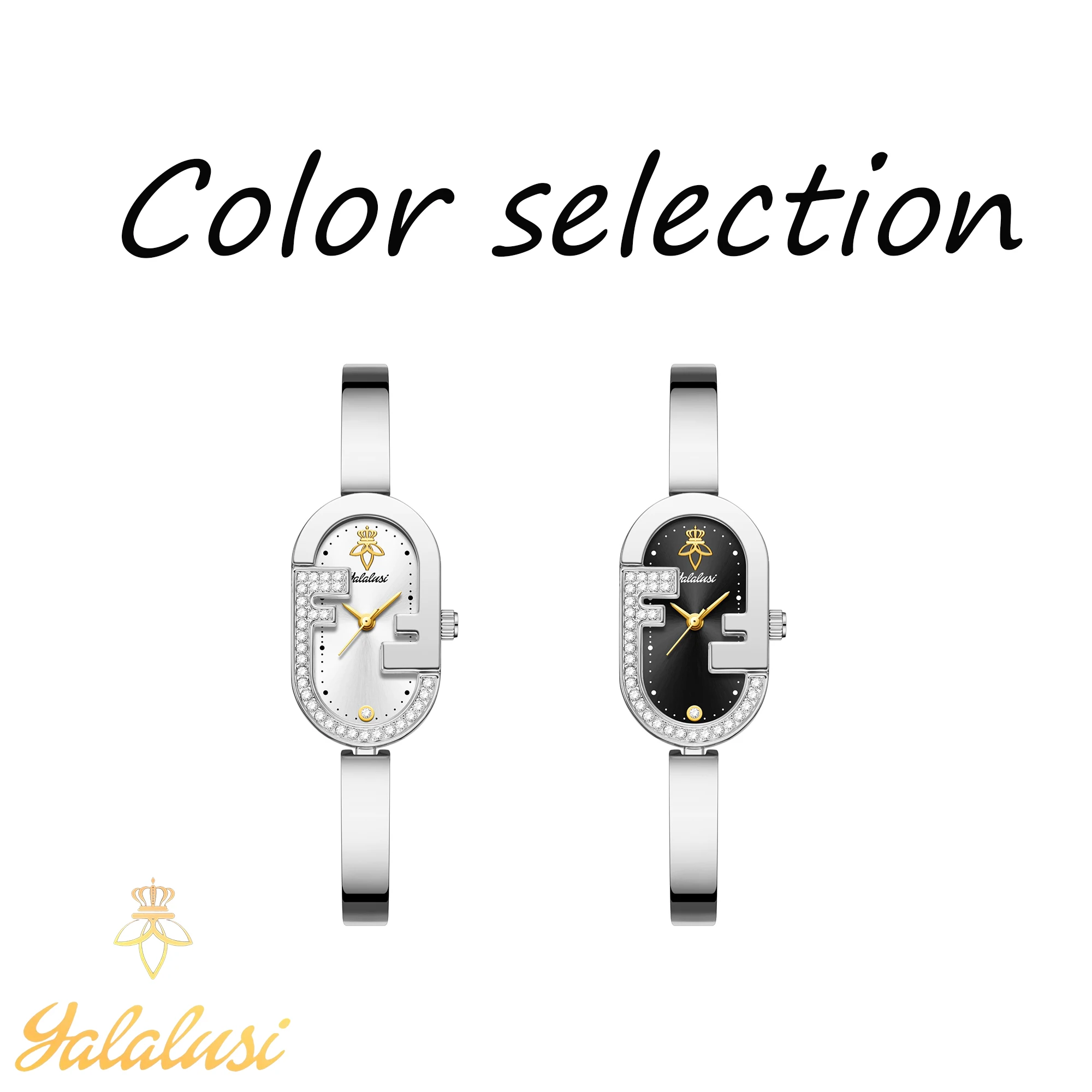 YaLaLuSi 1 Luxury Custom-Style Women's Quartz Watch Fashion Rhinestones Elegant Style Women's Watch Watch Box Women's Gift