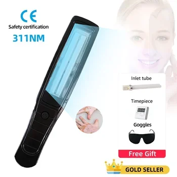 Vitiligo Phototherapy Device 311nm Uvb Lamp Narrowband Uvb Ultraviolet Phototherapy Lamp to Treat Psoriasis Medical Light Source