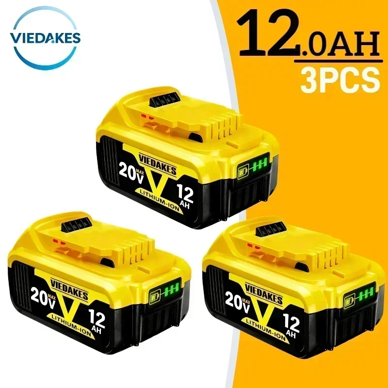 ✅ 20V 12Ah accu voor DeWalt elektrische gereedschappen DCF887 DCG405 DCD791 DCF922 20V lithium accu vervanging ⚡ Zeer goede gereedschapsbatterij ?