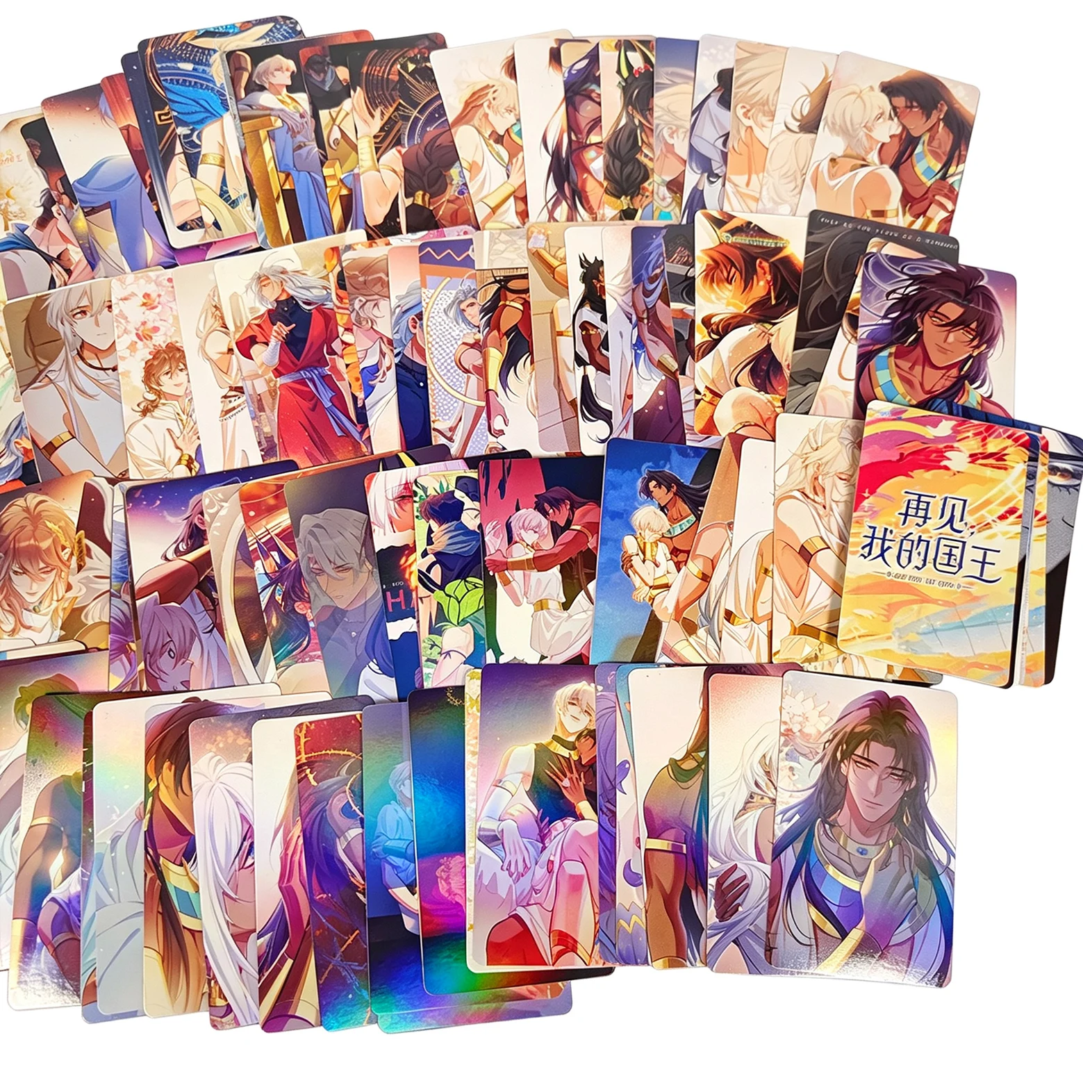 55Pc/set see you My King Manga Lomo Card Album Comic Characters Photocard Fans Collection Cards