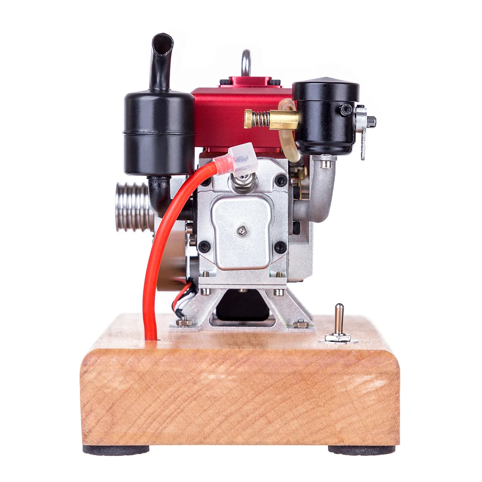 3.5cc Mini Evaporative Cooled Single-Cylinder 4-Stroke Gasoline Engine Internal Combustion Engine Model for Metal Toys