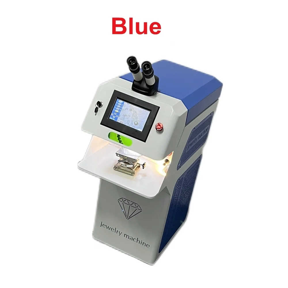 YAG Laser 300W 150J Touch Screen Saldatrice a punti per gioielli Saldatura Micro Lser con microscopio CCD HD Raffreddamento ad aria integrato