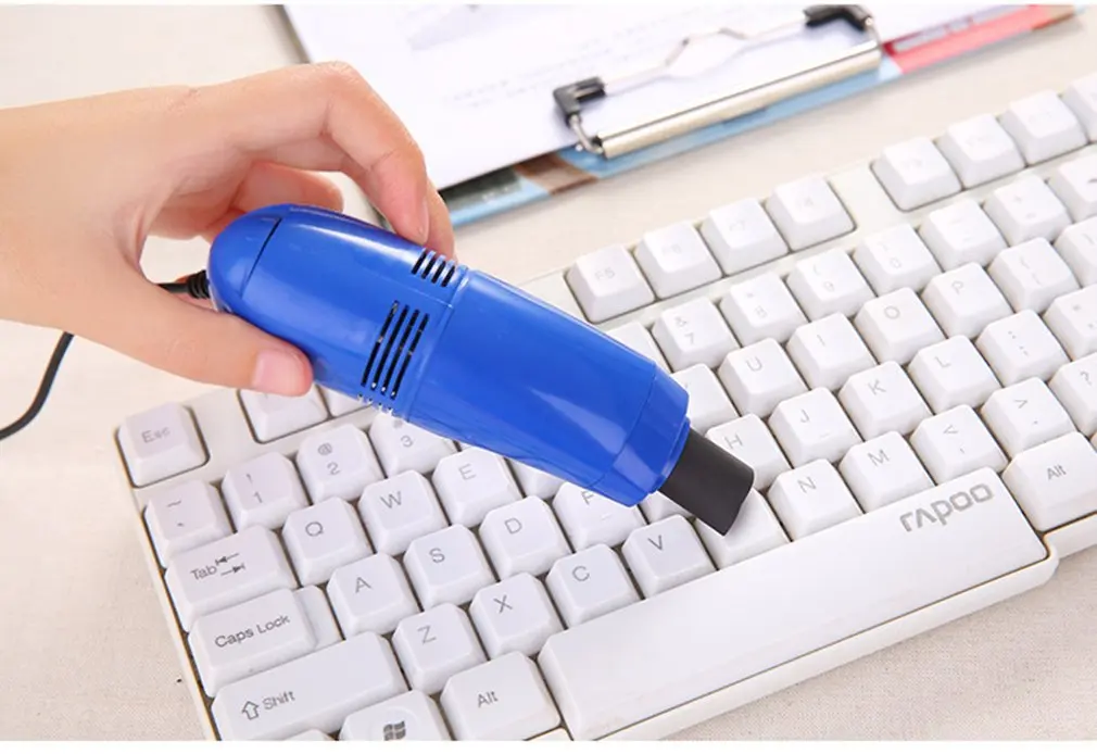 Portable Mini Handheld USB Keyboard Vacuum Cleaner Computer Dust Blower Duster For Laptop Desktop PC Computer Cleaning Kit Tool