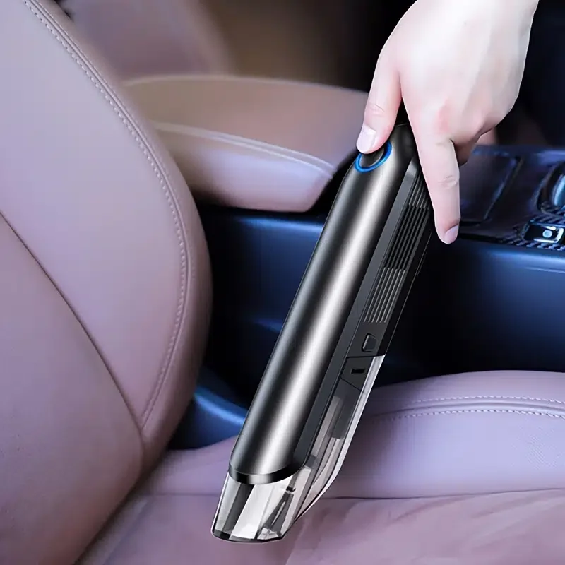 Handheld Car Vacuum Cleaner, Powerful Cyclone Suction Rechargeable Car Vacuum Cleaner Wet/Dry Auto For Car