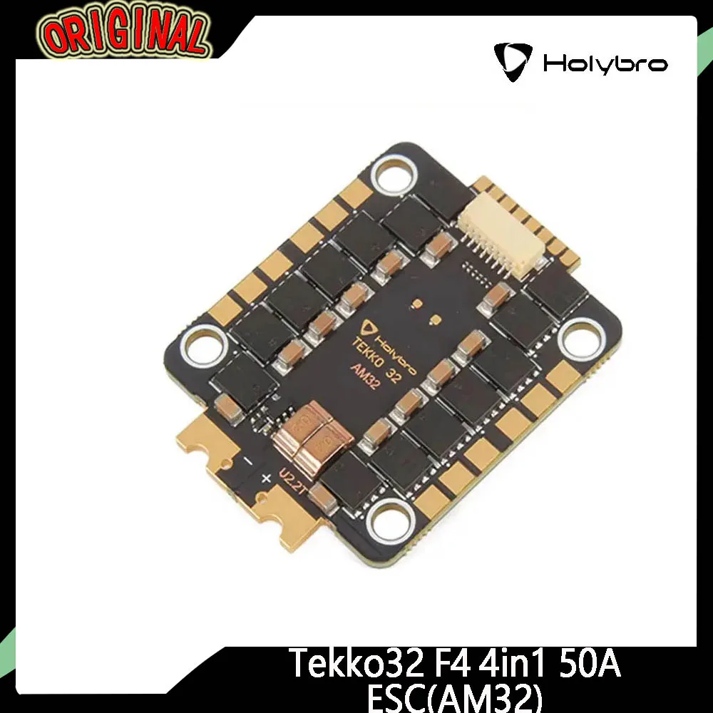 

HolyBro Tekko32 F4 4in1 Mini 50A ESC (AM32) - 4-6S LiPo, M4, 30,5x30,5 мм для гоночного дрона RC FPV