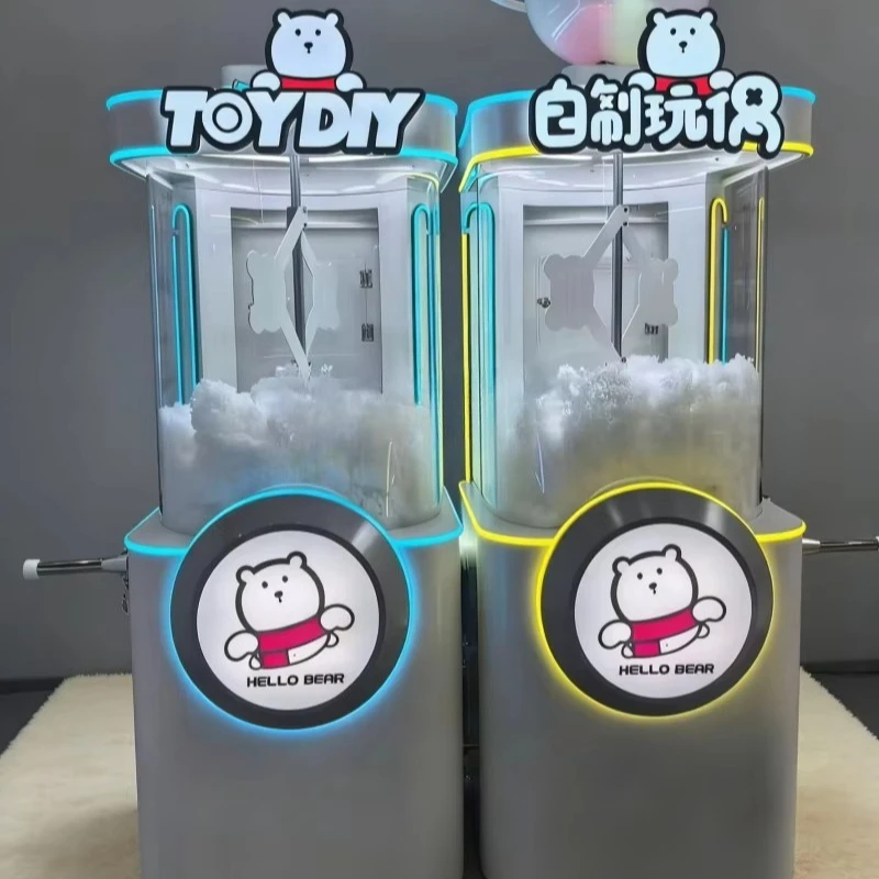 

OME Automatic High-speed Filling Nozzle Indoor Playground Equipment DIY Plush Toy Animal Filling Machine for Shopping Mall Cafes