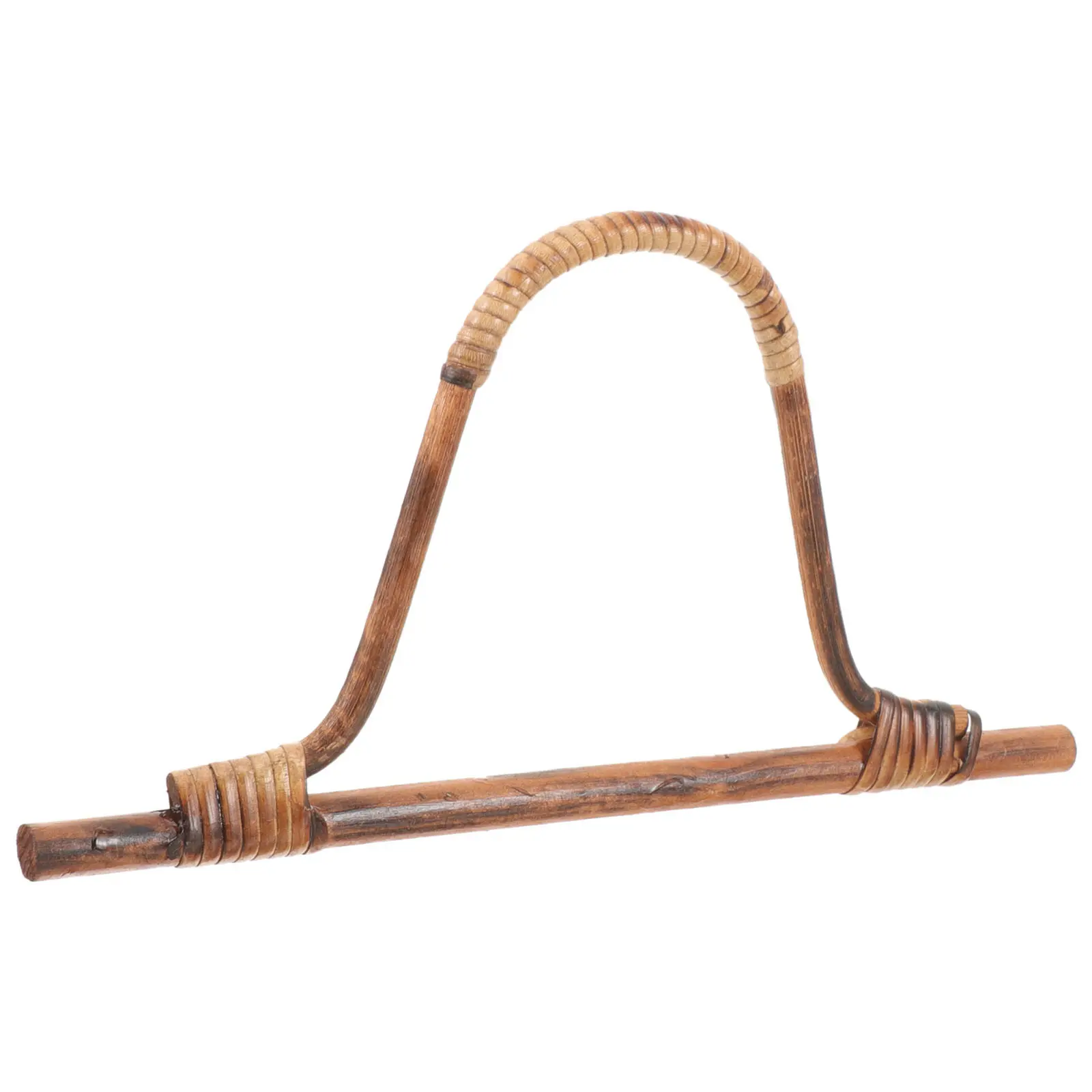 

Ручка для сумки из плетеного ротанга, изящный дизайн, подходит для изготовления сумок, аксессуары для сумок своими руками, сменные ручки для сумок