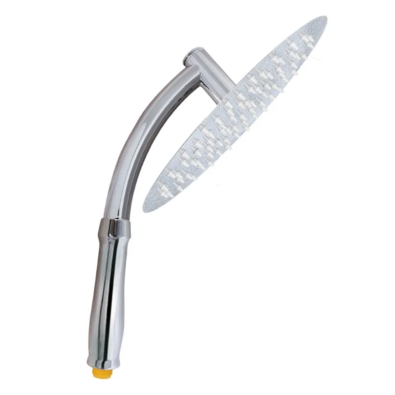 High Pressure Rainfall Shower Head Stainless Steel Square Shower Head Extender Large Curved  Extension high-pressure top spray