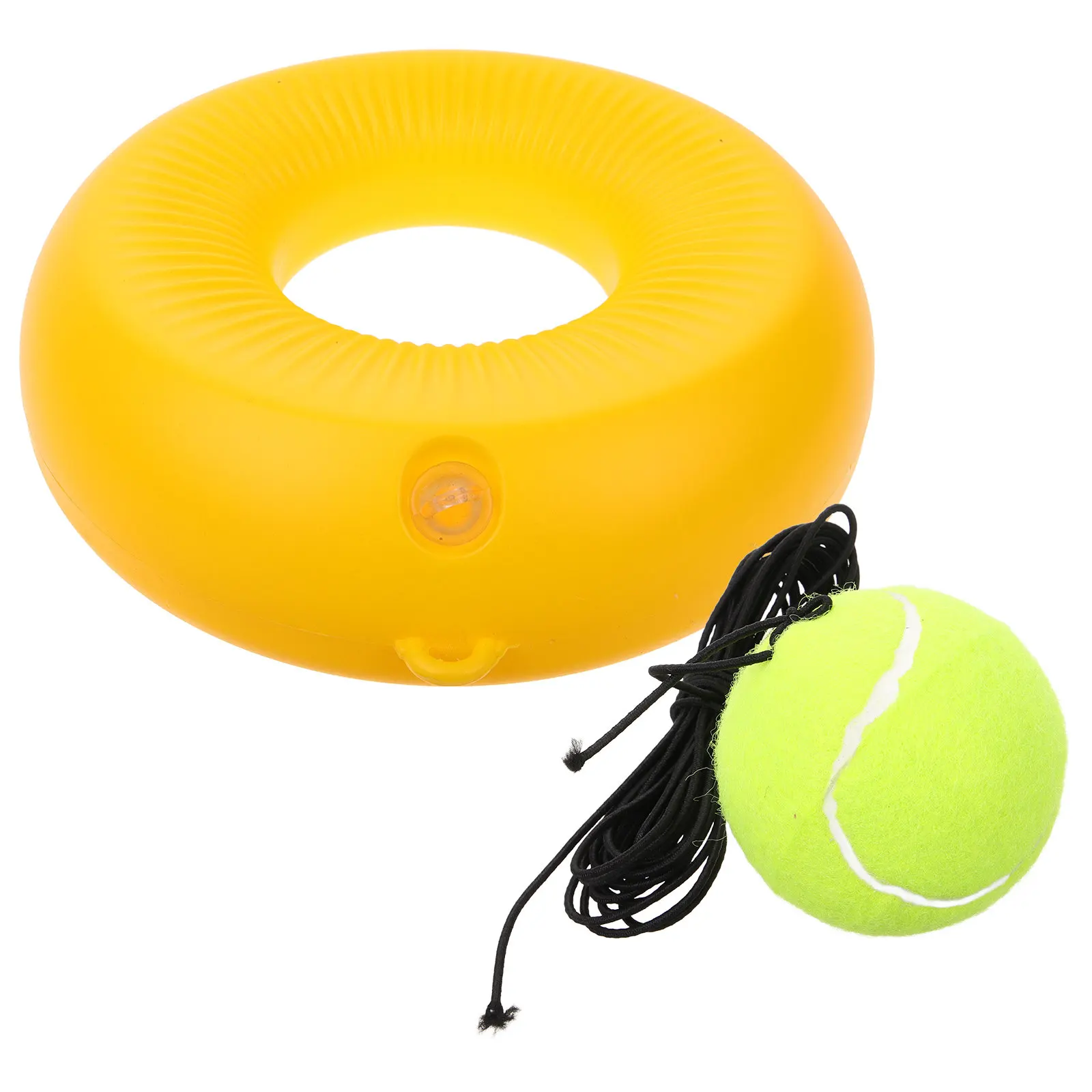 

1 комплект оборудования для тренировок по теннису, легкий портативный тренажер для тенниса, мяч для отскока, инструмент для спортивных тренировок, для отработки навыков в помещении