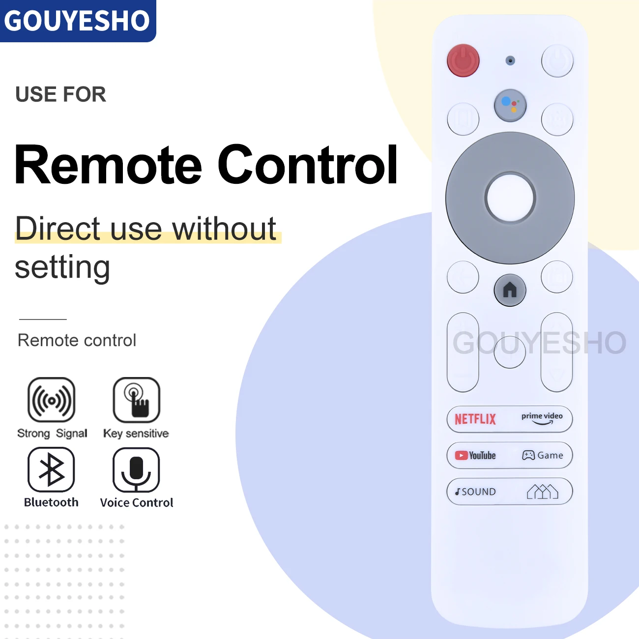 New Voice Remote Control For Home Hub Homatics Box Q 4K UHD Android TV