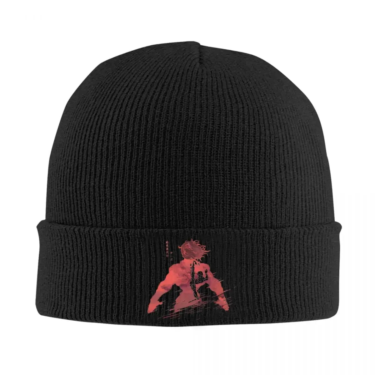 Hanma Legacy Baki The Grappler Knitted Hat Women's Men's Beanie Autumn Winter Hats Martial Aesthetic Arts Anime Crochet Cap