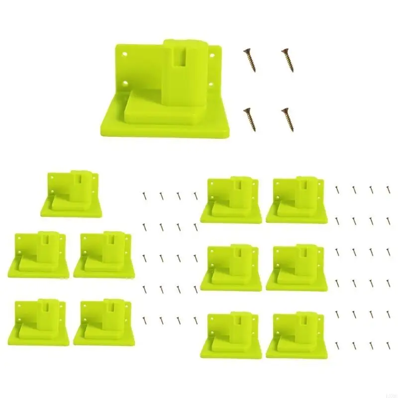 LX0C Tool Mount Holder Plastic Wall Mount Electric Tool Battery Dock Holder Heavy