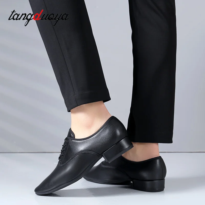 Zapatos de baile latino para hombre, zapatillas de Jazz de Salsa para interiores y exteriores, zapatos de baile modernos de salón de Tango para