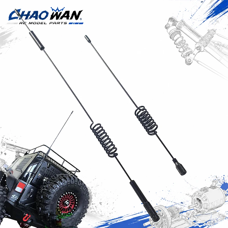 1/10 RC Crawler Car Metal Simulation Antenna RC Model Decorative Aerial for Traxxas TRX4 Defender Remote Control Toy Scale Acces