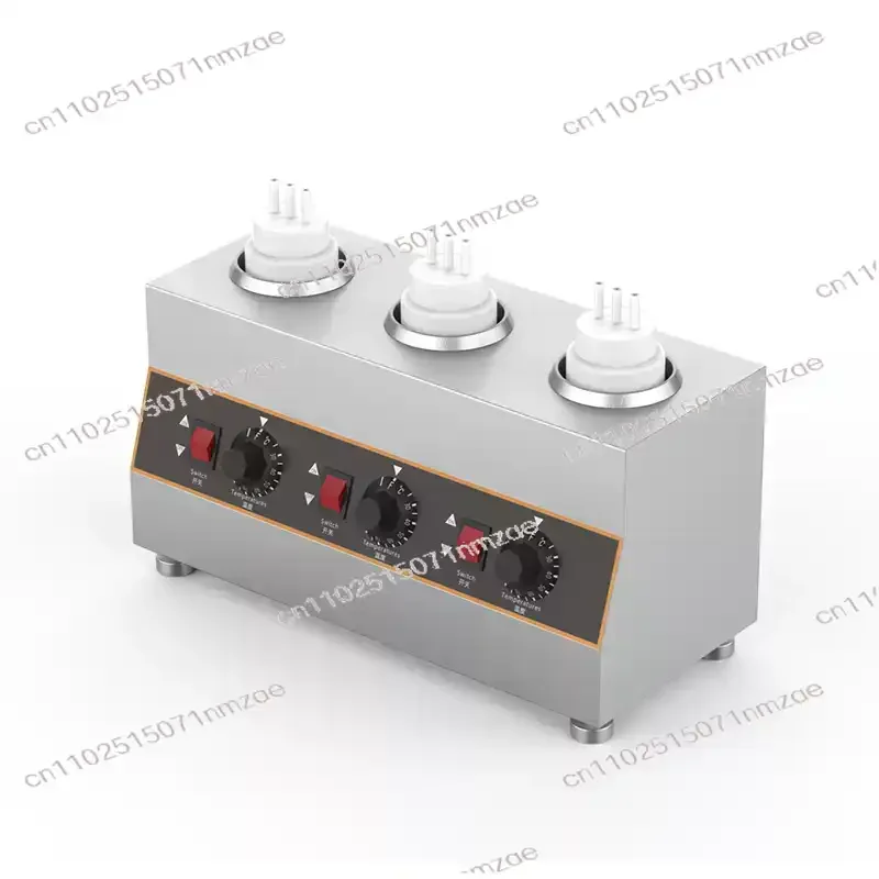 Heating Cheese Fruit Jam Warming Machine Dispenser Melter 220V/110V 1 2 3 Bottles Electric Sauce Chocolate Warmer Machine
