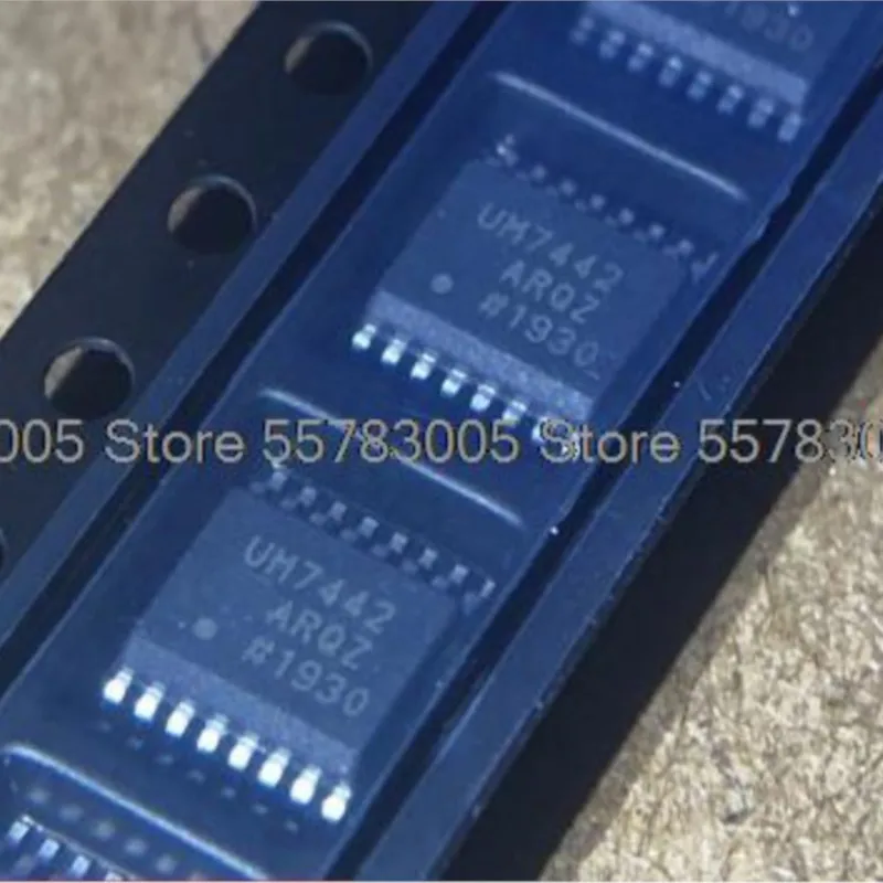 10PCS New ADUM7442ARQZ  ADUM7442CRQZ  Silk screen  UM7442ARQZ  UM7442CRQZ  SSOP16  Digital isolator chip IC