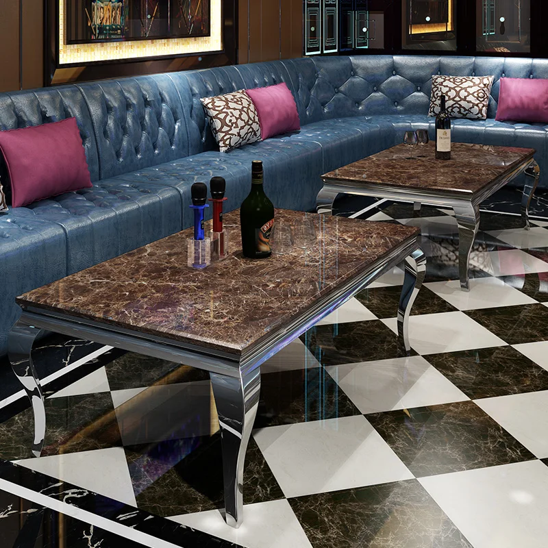 

High Writing Side Table Dinner Moving Standing Organizer Designer Living Room Metal Coffee Table Luxury Meubles Home Furniture