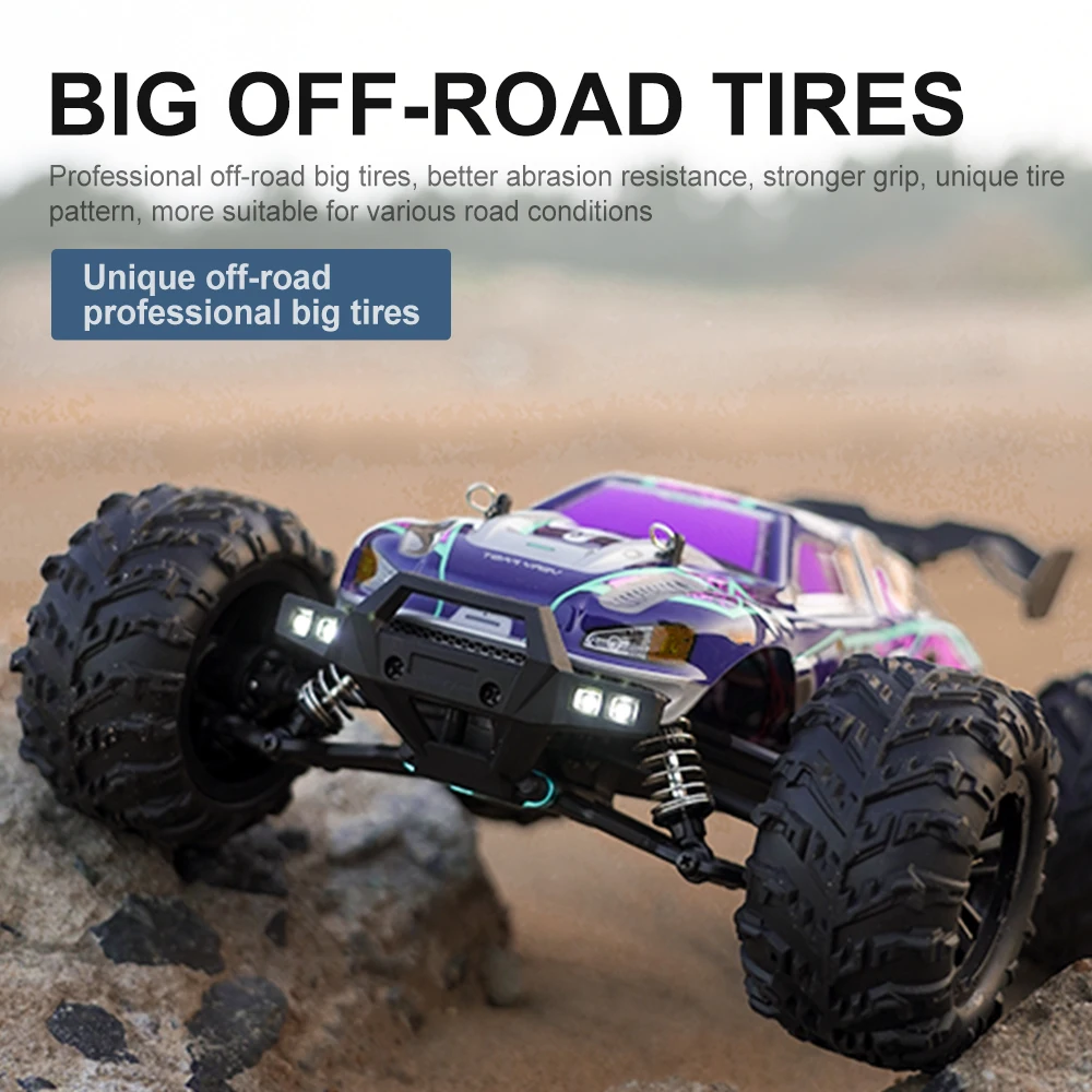 EBOYU 16101 RC Car 1:16 Full Scale 2.4GHz 4WD Waterproof High-Speed 38KM/H+ Off-road Remote Control RC Truck Hobby Toys for Kids