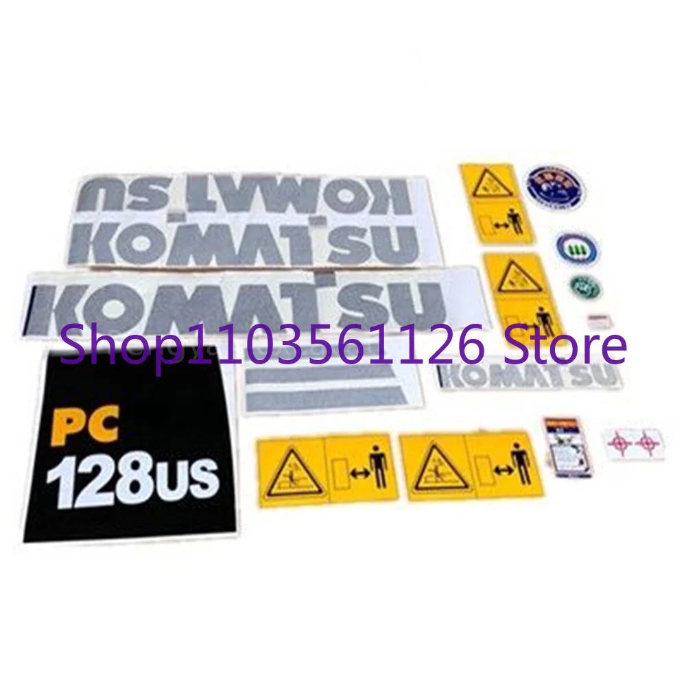 

30 40 55 70 75 128 228 338 для Komatsu MR US UU, полный автомобильный стандартный пакет деталей, наклейка, предупреждающая наклейка, детали