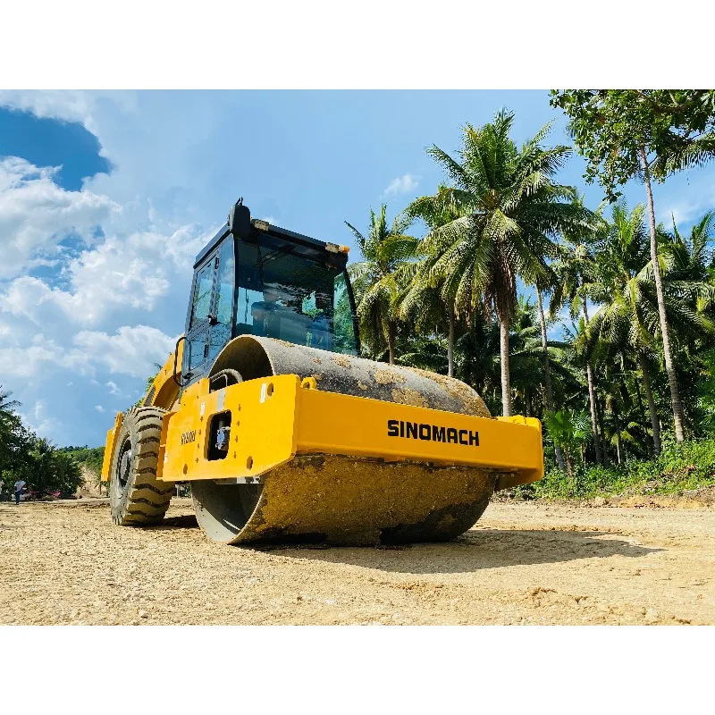 سينوماتش تشانغلين عالية الأداء 12 طن طبلة واحدة الأسطوانة الاهتزاز ضاغط الطريق للتربة والأسفلت #3