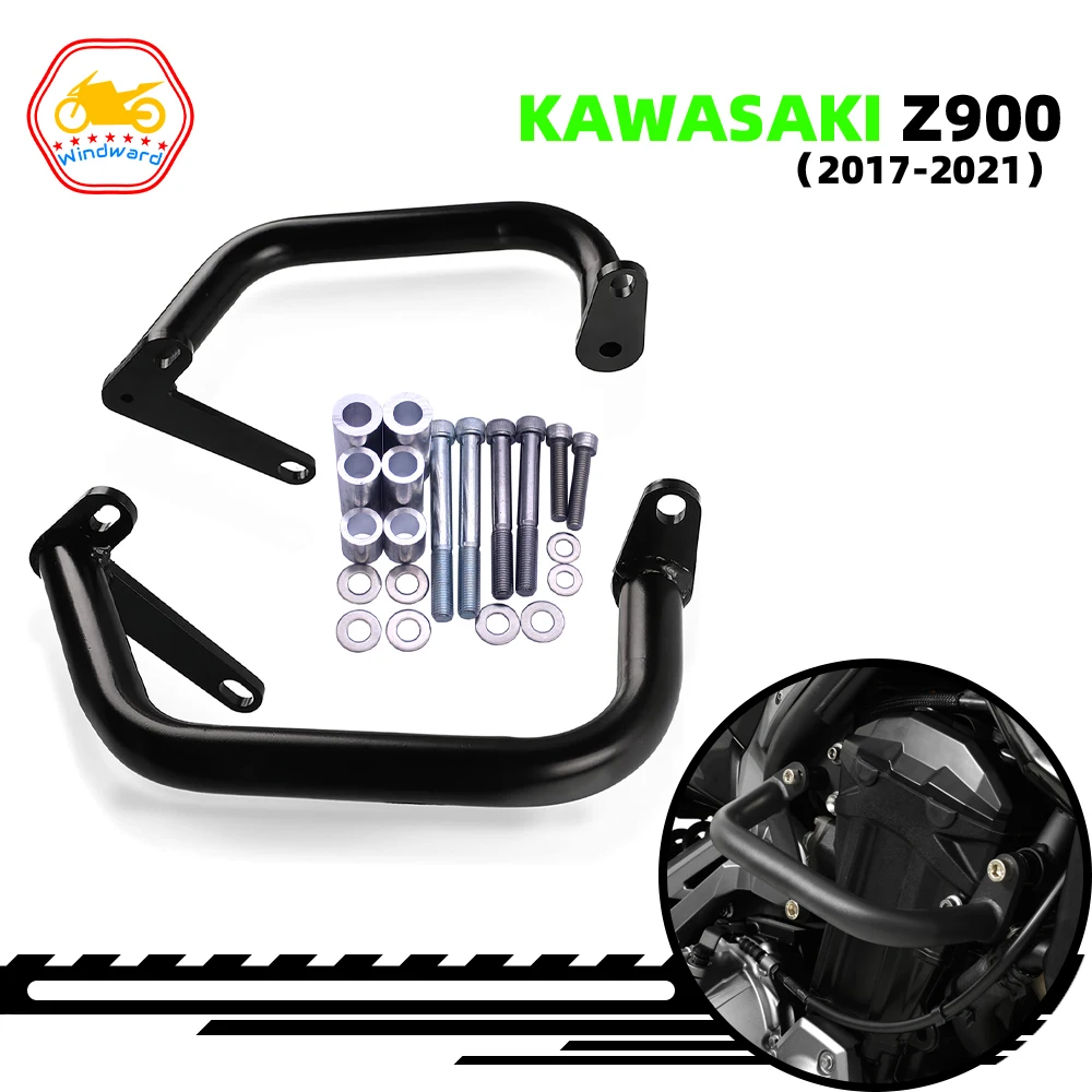 Fit For KAWASAKI Z900 2017 2018 2019 2020 2021 2022 Motorcycle Engine Protective Guard Crash Bar Engine Guard Frame Protection