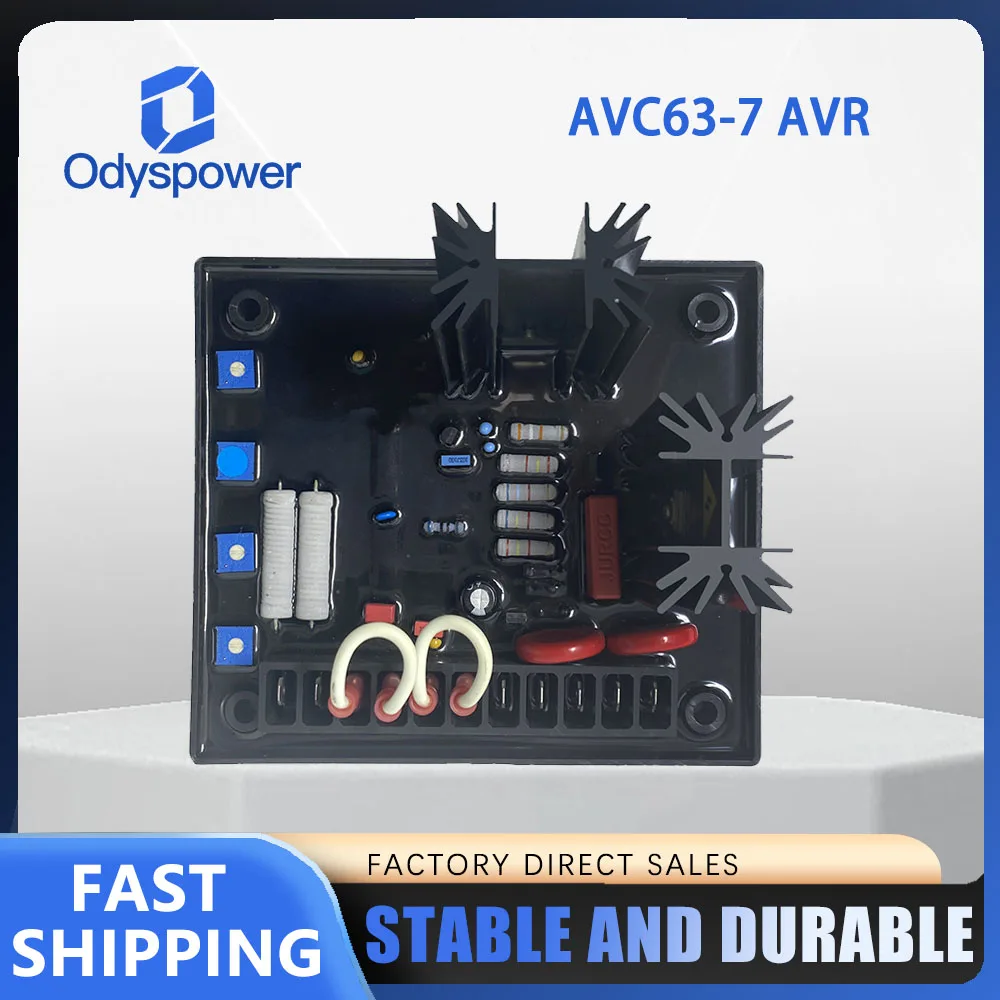 

AVC63-7 AVR Automatic Voltage Regulator for 2kva Brushless Generator