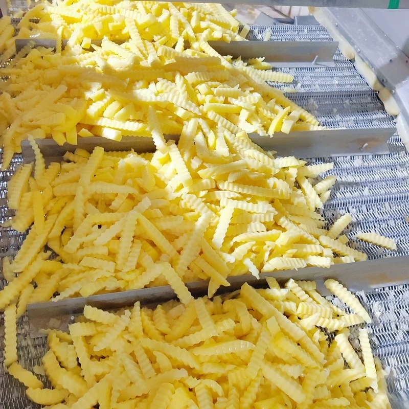 Potato Chips Making Machine Automatic Stainless Steel French Fries Processing Line for Frozen Snack Food Production