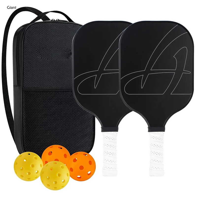 Pickleball Paddles USAPA Approved Set Rackets Honeycomb Core 4 Balls Portable Racquet Cover Carrying Bag Gift Kit Indoor Outdoor