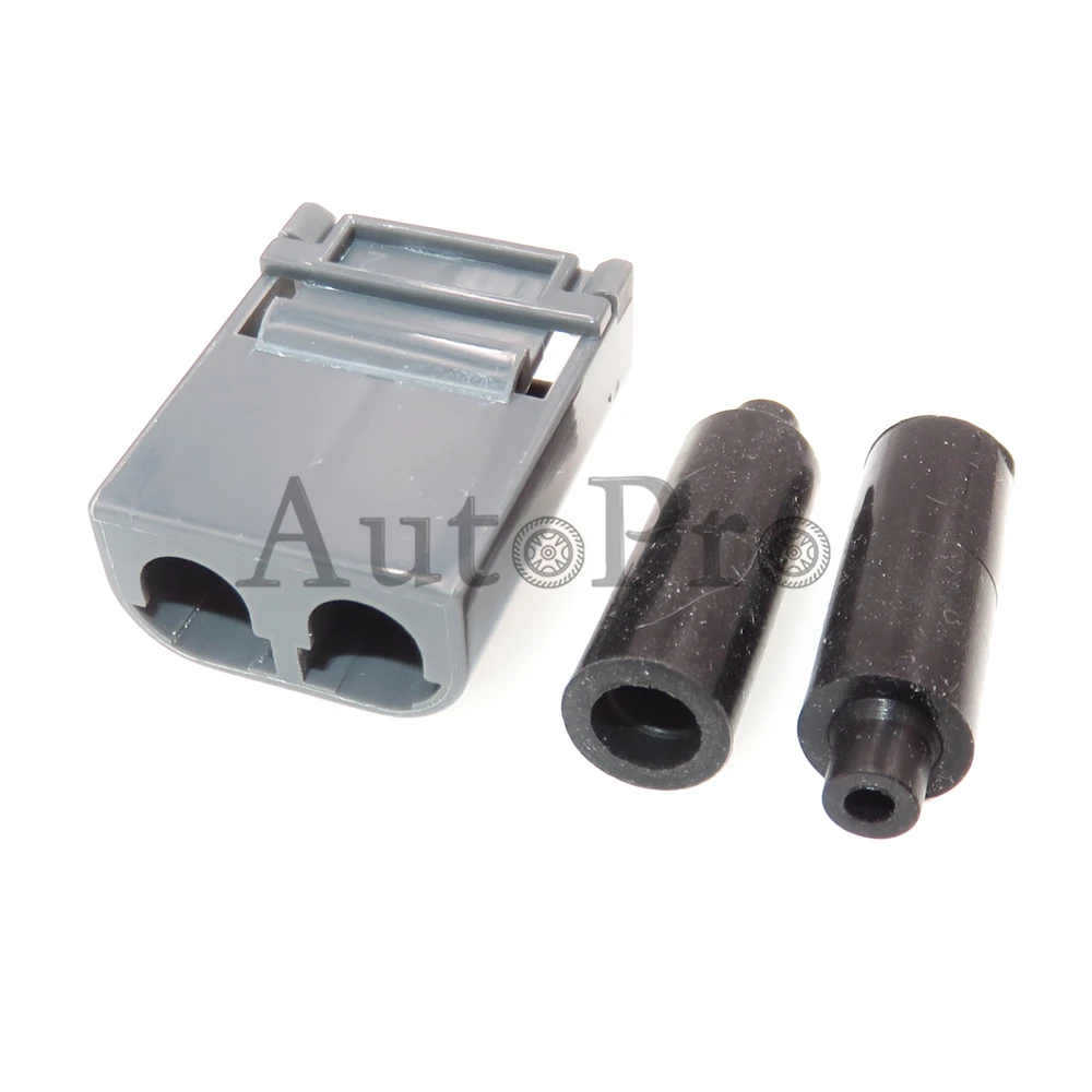 1 conjunto de 2 furos cabo de fio do carro selado adaptador 9144275 modificação automática conector acessórios automóvel plástico habitação soquete