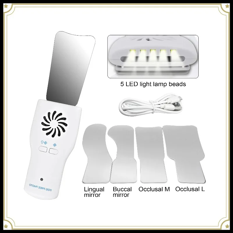 Automatic AntiFog Dental Mirror Intraoral Photography Mirror AntiFog Mirror Professional Dental Intraoral Photography Tool