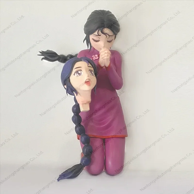 

Saint Seiya мифическая Saint ткань Юньли/Чунли фиолетовый дракон подруга 2 головки 10 см/4 дюйма фигурка из смолы декоративная статуя