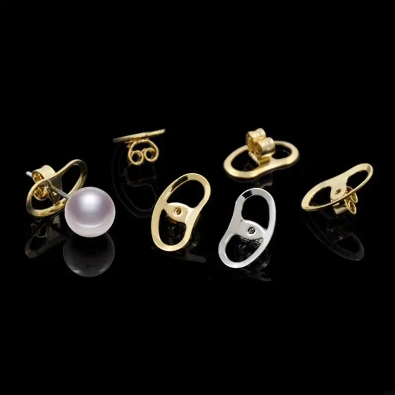 Picture 3: X4YA 10 Pack Replacements Locking Earring Backs Earring Plugs Secure Locking Backing