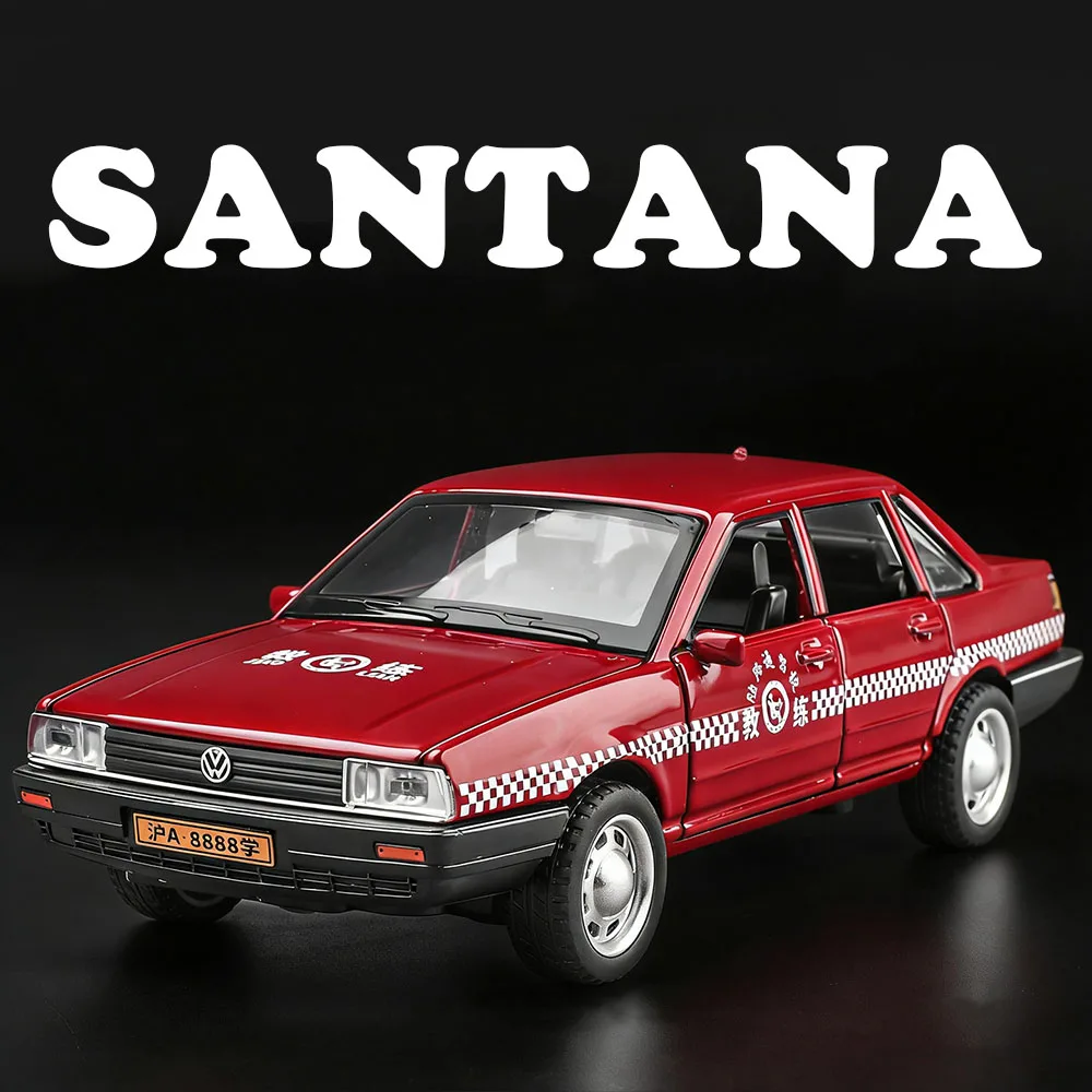 

1:32 SANTANA Корона миниатюрная игрушка литой под давлением сплав модель автомобиля звук свет заднее колесо возврат сила автомобиля орнамент модная коллекционная