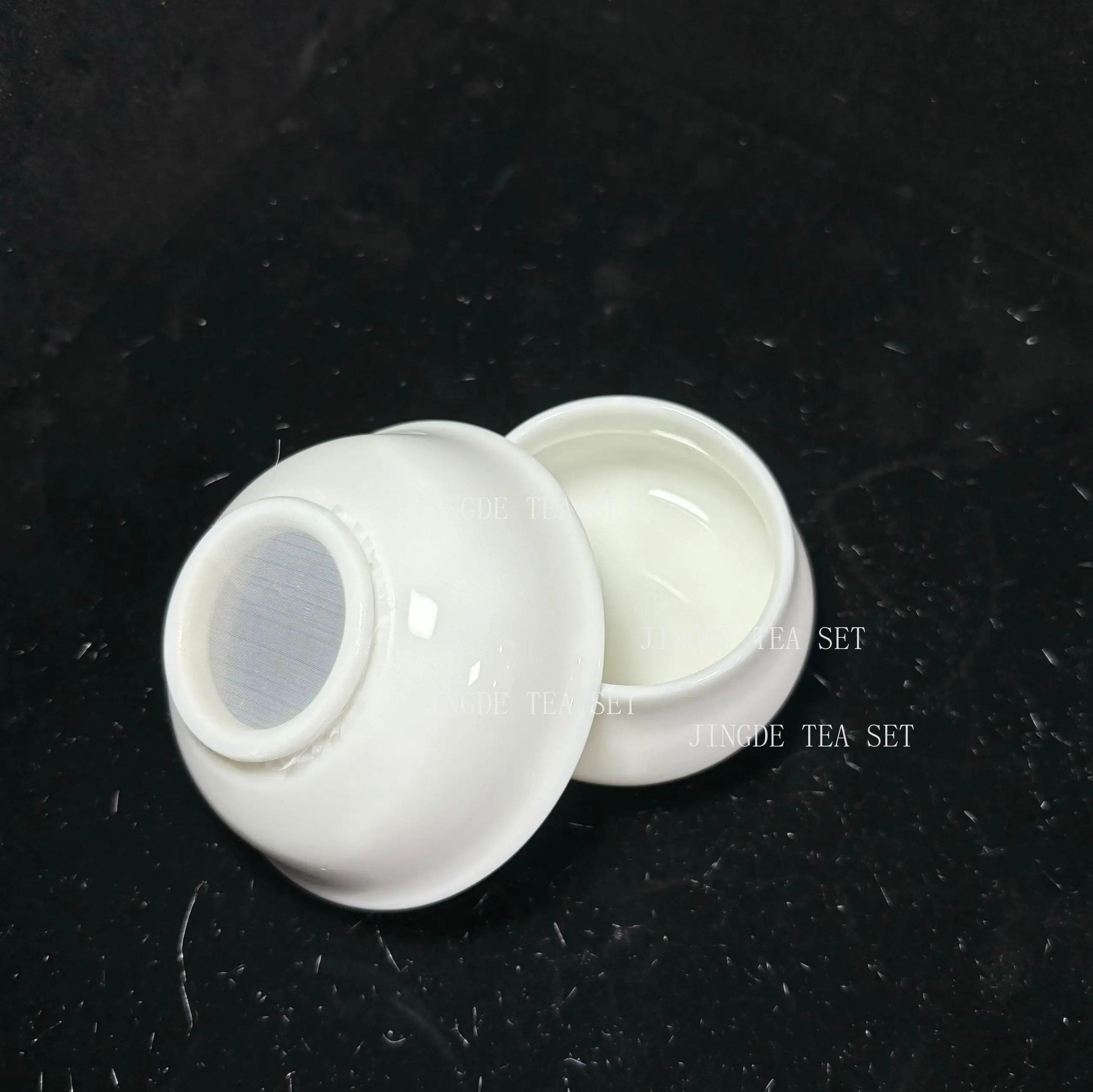 Household Ceramic Tea Strainer White Porcelain Tea Filter Supplies Chinese Teaware Accessories Creative Tea Table Decoration