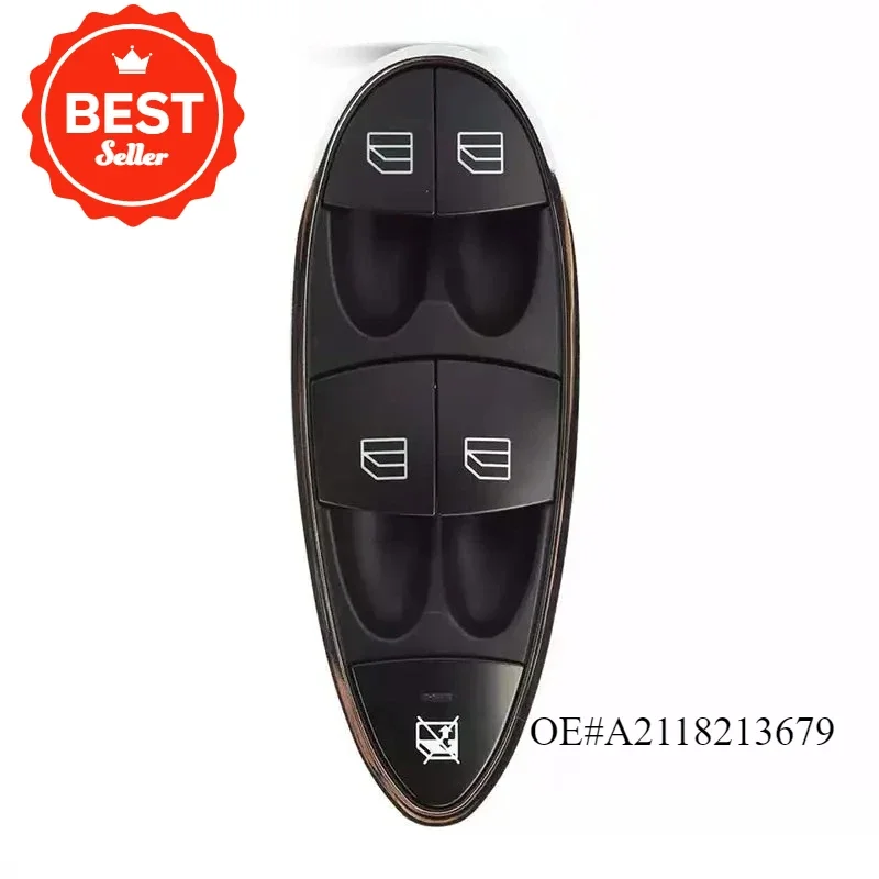 

Car Electric Power Master Window Switch With Chrome A2118213679 For Mercedes Benz W211 E280 E320 E500 E63AMG CL CLS 2118213679