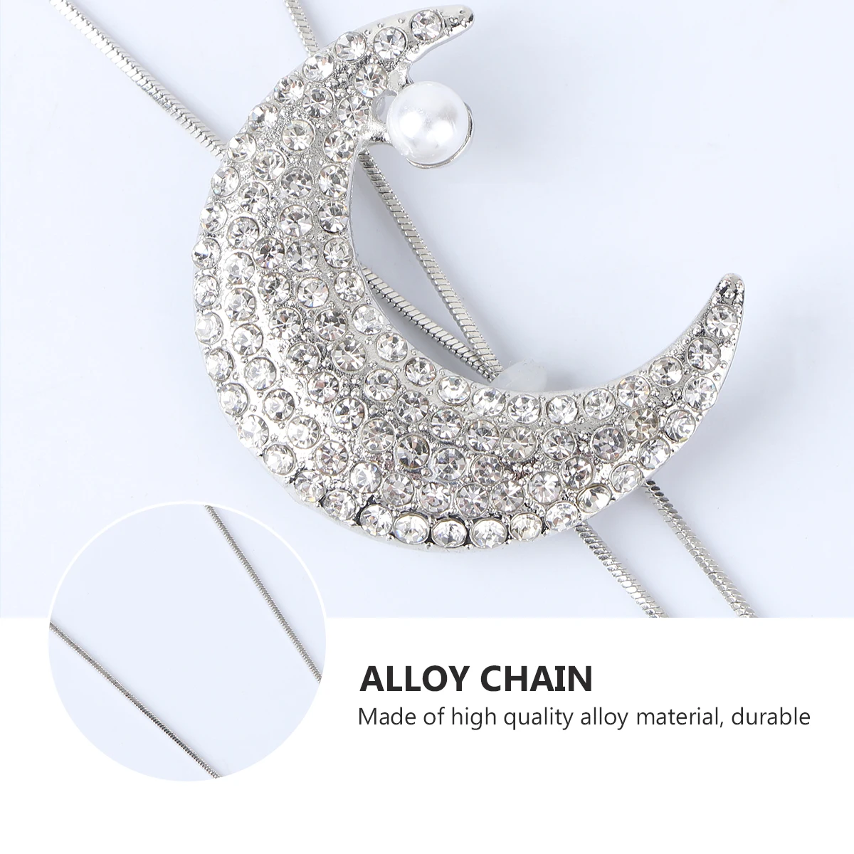 

1pc Premium Crystal Necklace Elegant Sweater Chain Long Choker Pendant Tassel Female Accessories Gift For Party Valentine'S Day