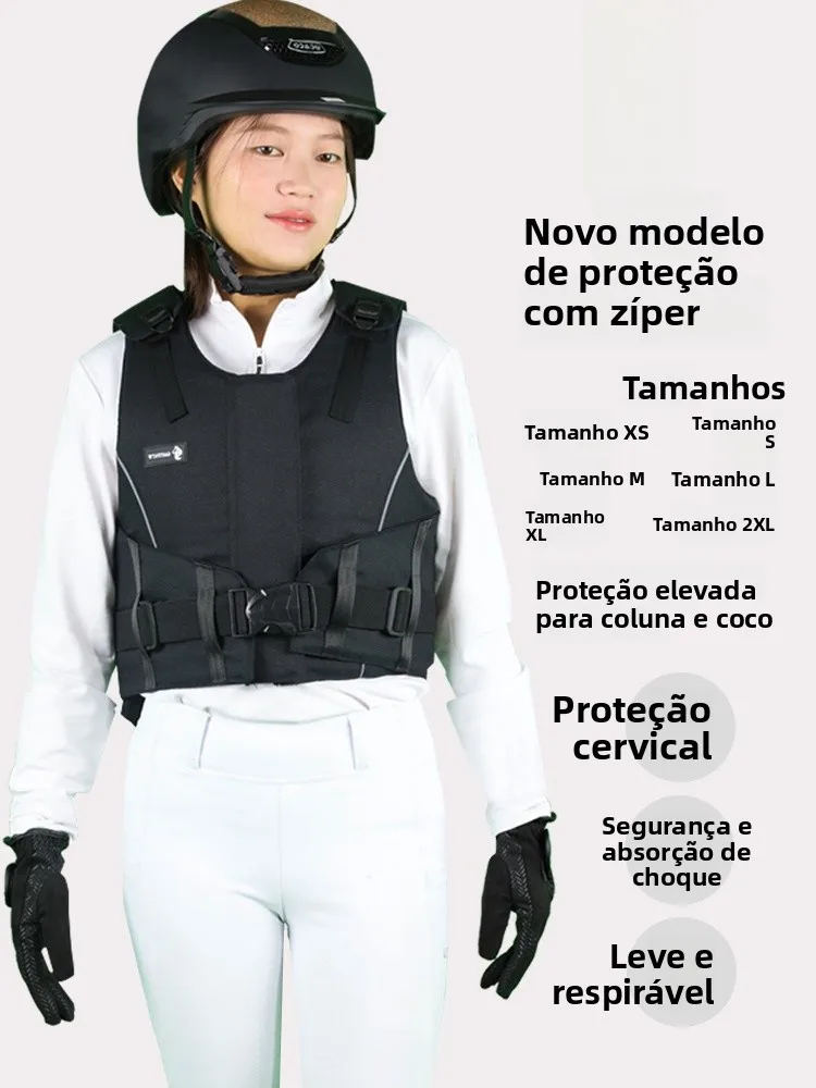 nouvelle-armure-Equestre-a-fermeture-Eclair-pour-l'entrainement-et-l'Equitation-–-tenue-de-protection-pour-chevaux-et-Equipement-sportif-pour-les-passionnes