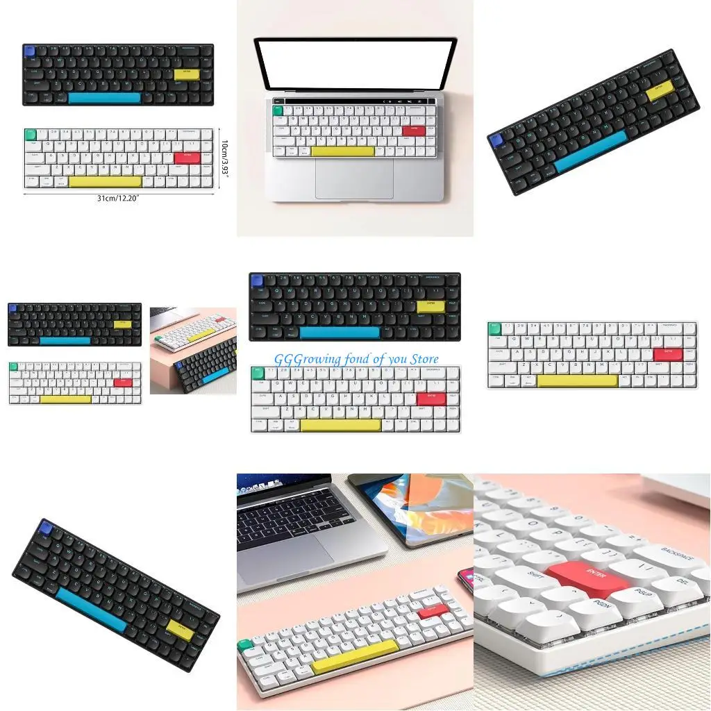 

H9EB Wireless Mechanical Keyboards C68 Mechanical Keyboards BT5.0/2.4G/WireModes