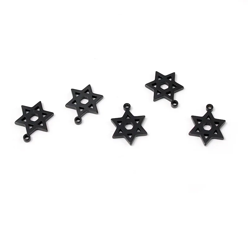 20Pcs Stainless Steel Mixed Charms Cross Triangle Charm Pendants for DIY Bracelet Necklaces Earrings Jewelry Making Accessories