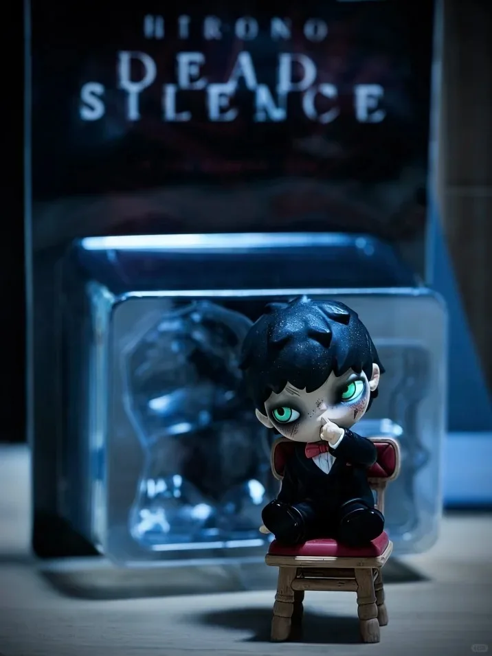 

POPMART Hirono × фигурка Dead Silence, ограниченная серия, милая и интересная игрушка, коллекция-сюрприз, подарок на день рождения