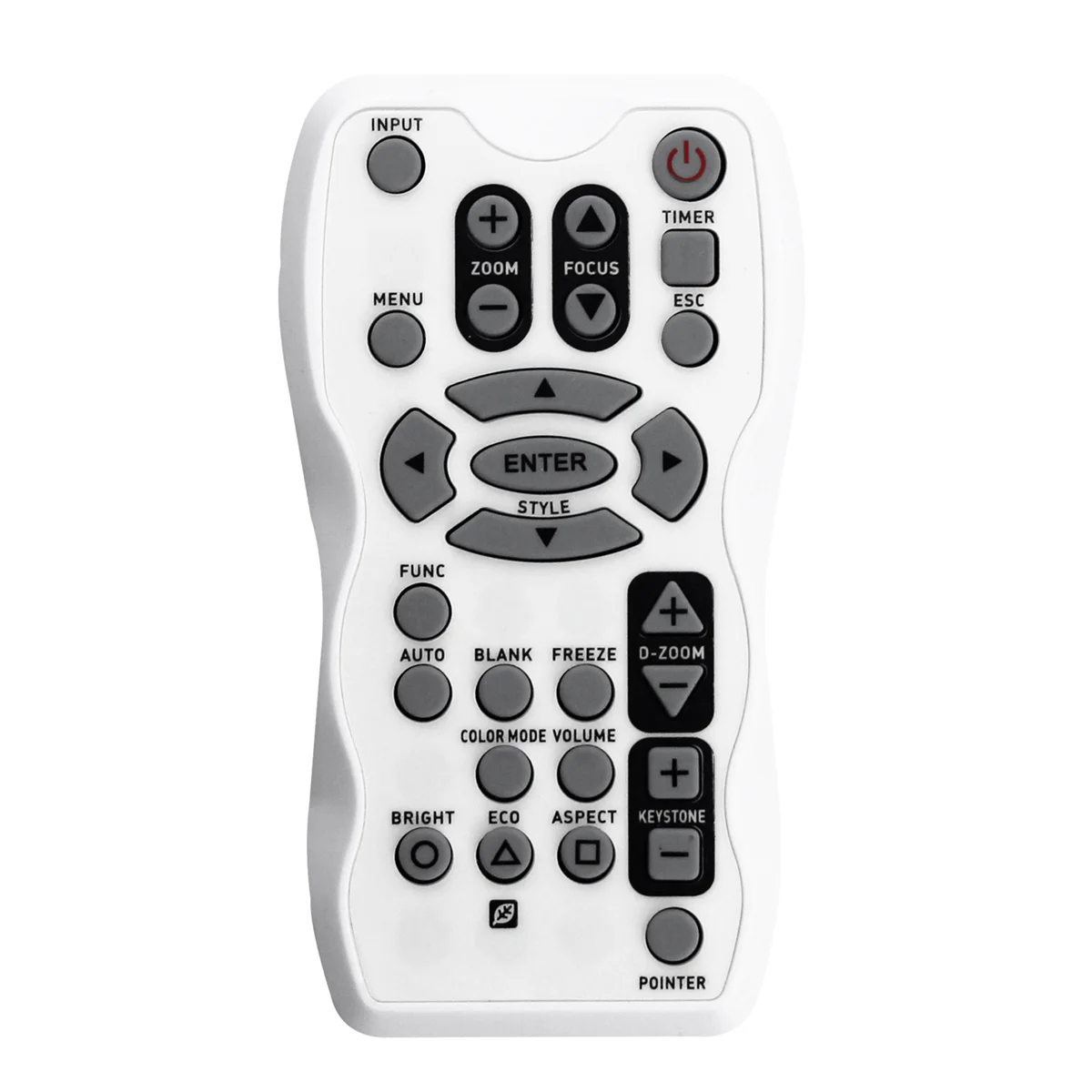 Replace YT-110 Projector Remote Control for Casio XJ-A141, XJ-A146