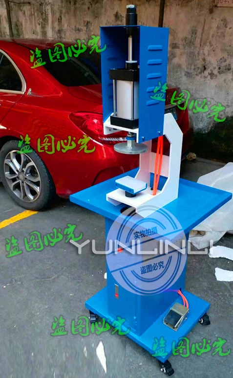 70*110mm Pneumatische Ponsmachine Kleine en Sterke Power Ponsen Verwerkingsapparatuur Voor Leer, Schoen Bovenwerk
