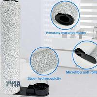 Main Brush And Sponge Set Replace For JONR ED12 Eureka NEW430BL Floor Scrubber Replacement Parts Main Brush Sponge-Y48A