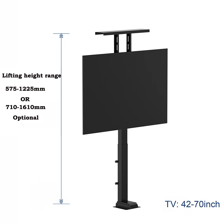 Imagem -06 - Suporte de Elevação Elétrico com Suporte de Telhado Exibir Mesa de Elevação é Adequado para 32 70 70 tv tv