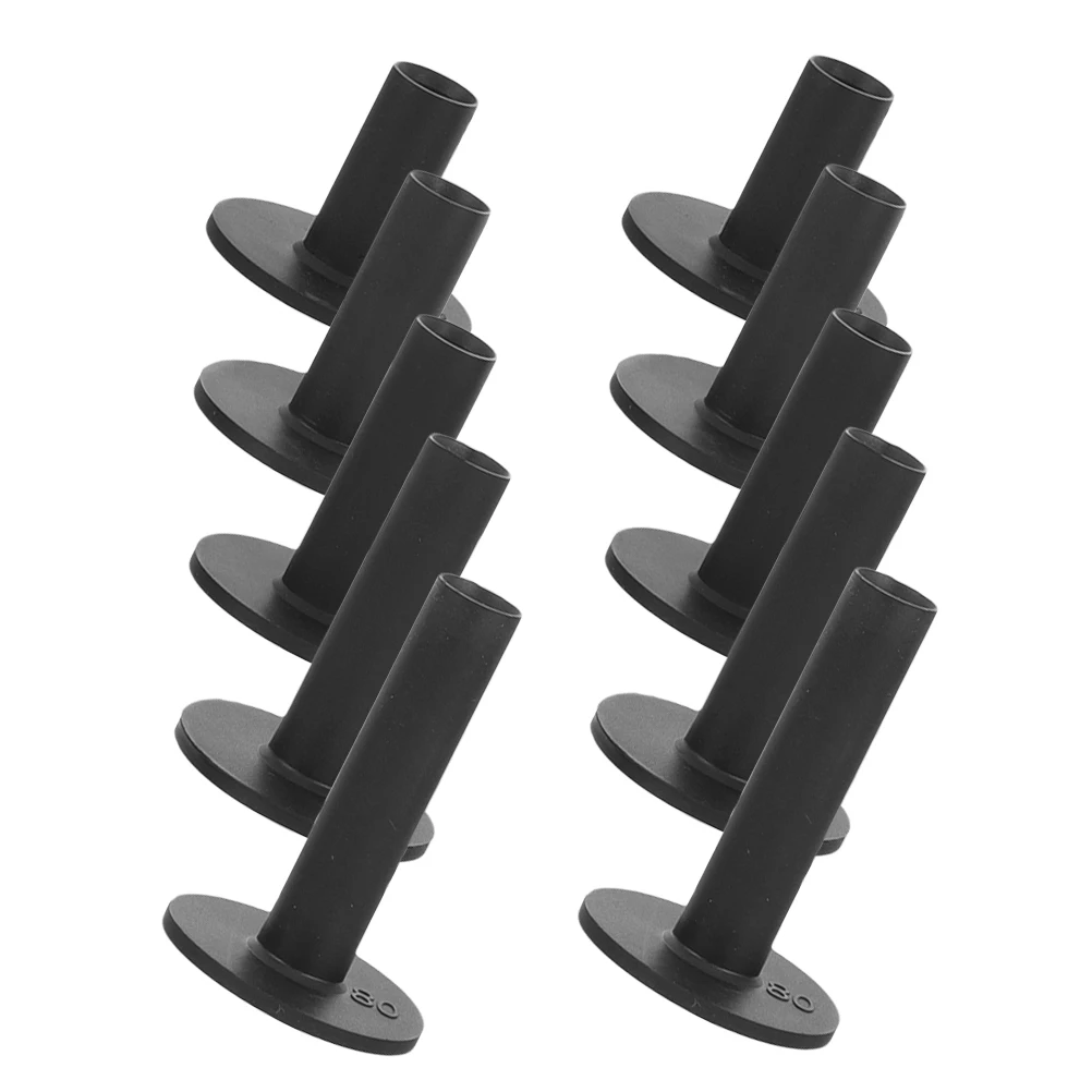 

10pcs Golf Ball Holders Reusable Silicone Tees Light Durable Wear-Resist Practice Tee For Driving Range Indoor Golf Mat