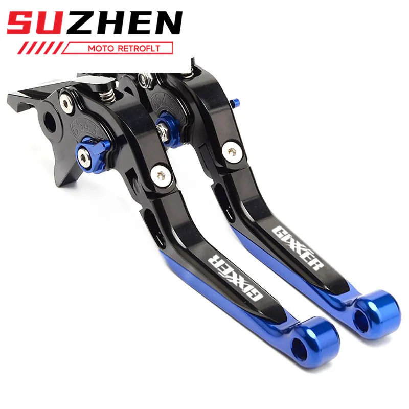 25 colors Motorcycle CNC Brake Clutch Levers For GIXXER 250 SF 250SF 150 125 2020-2023 2022 Adjustable Folding Extendable